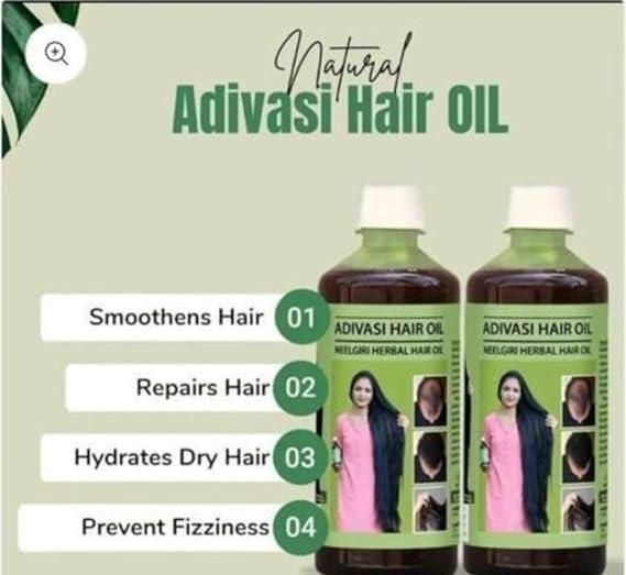 Adivasi Herbal Hair Oil 125ML (Pack of 2)